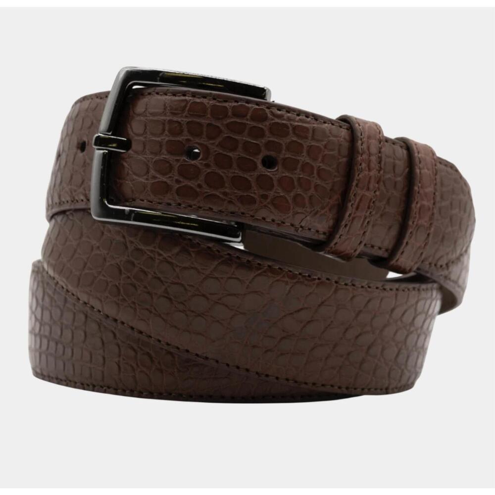 NEW LUSSO BENI men's apex belt in brown